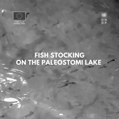 “Release your own fish” – fish stocking on the Paleostomi lake jointly with the youth