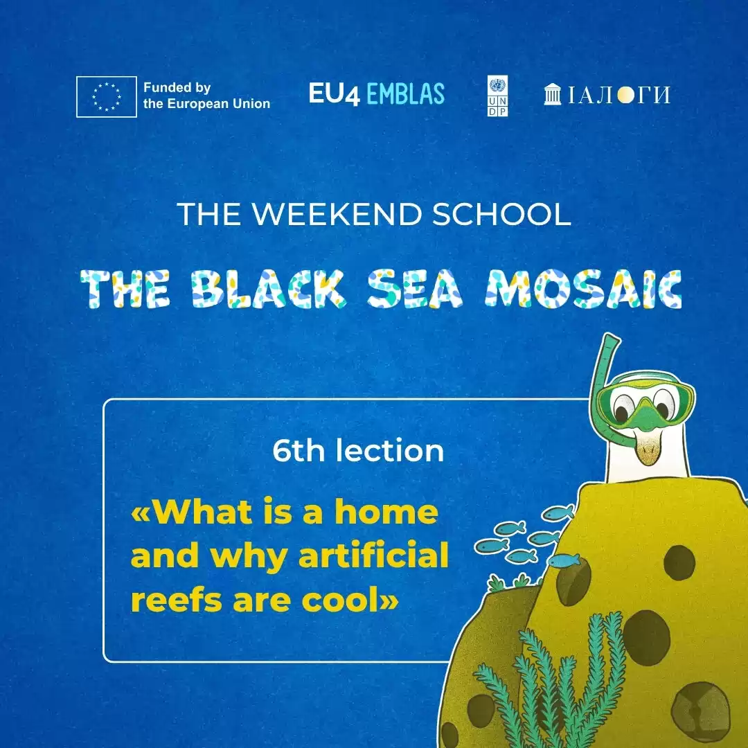The 6th Black Sea Mosaic lecture on artificial reefs was held this Sunday in Odesa