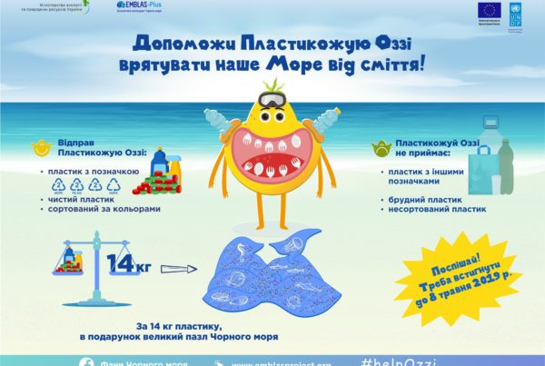Public campaign “Sort plastic – save the sea”, Ukraine